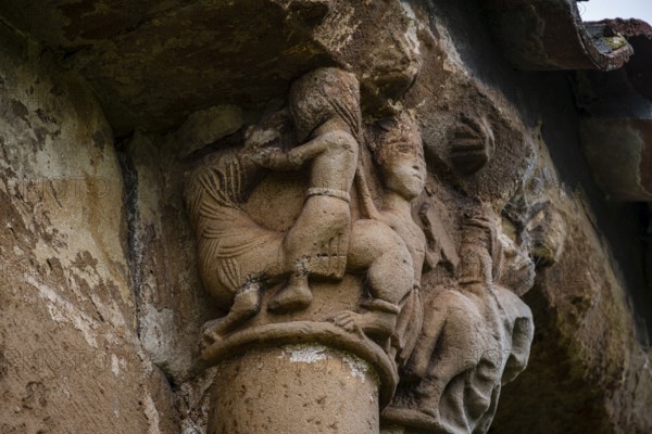 Church of Santa María La Mayor, Romanesque, 12th century, Villacantid, Cantabria, Spain, Europe