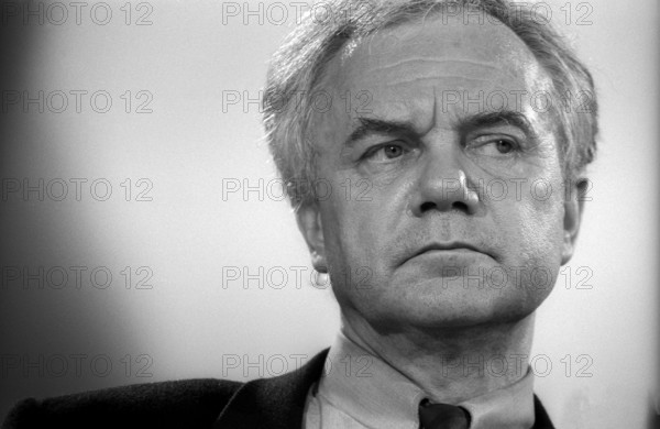 Germany, Berlin, 24 April 1992, Manfred Stolpe, Stasi involvement discussion in the Gethsemane Church, Europe