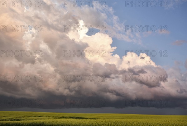 Storm Clouds Canada rural countryside Prairie Scene