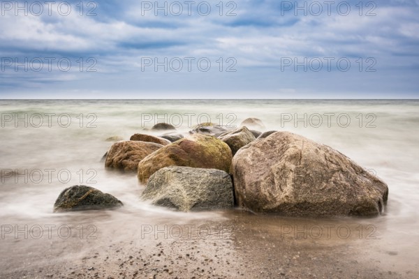 Stones on the coast of the Baltic Sea