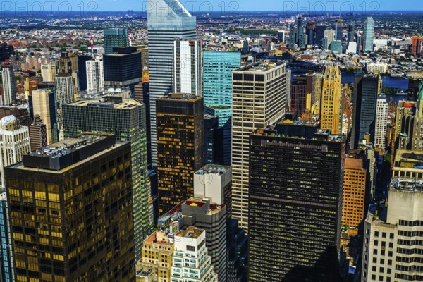 The view from the Rockefeller Center (Top of the Rock). Shooting Location: New York, Manhattan
