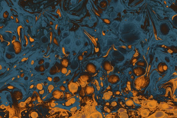 Abstract colored background. Marbling of aqueous surface design