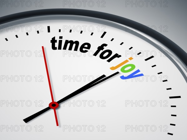 An image of a nice clock with time for joy