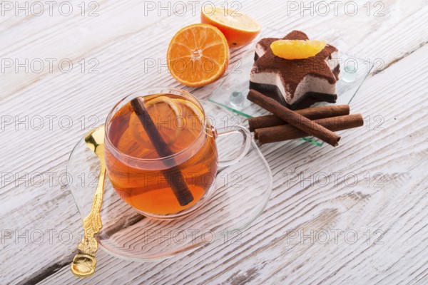 Fruit tea and cream star