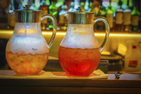 Two iced tea. Shooting Location: Nishi -ku, Yokohama