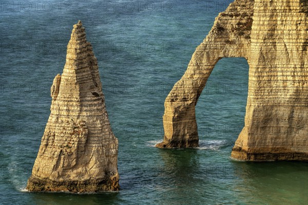 France, Normandy, The chalk cliffs of Etretat, Normandy, France, Europe