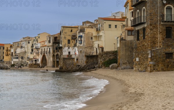 View of the historic seaside town of Cefaulu in northern Sicilyview of the historic seaside town of Cefaulu in northern Sicily