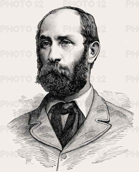 Major General Sir George Pomeroy Colley, 1835–1881, a British Army officer, Governor and Commander-in-Chief of Natal, South Eastern Africa, From British Battles on Land and Sea, by James Grant