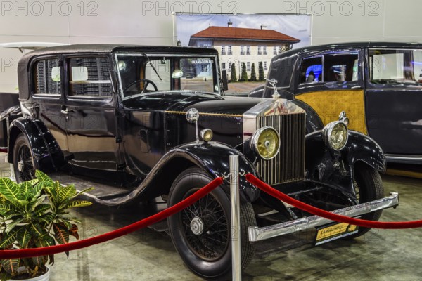 MOSCOW - AUG 2016: Rolls Royce 20/25 1930 presented at MIAS Moscow International Automobile Salon on August 20, 2016 in Moscow, Russia, Europe