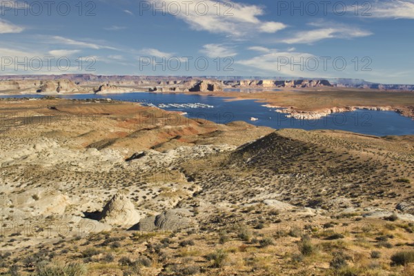 View on lake powell in Arizona. Travel and tourism in USA