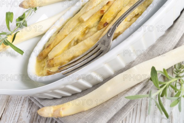 Asparagus leek casserole