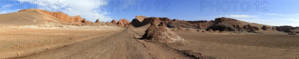 Valle de la Luna in the Atacama Desert in Chile