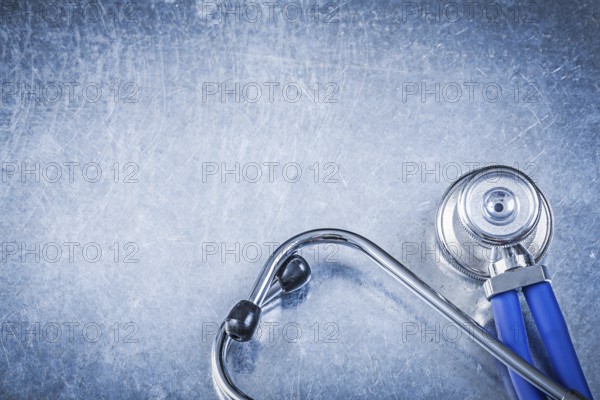 Thoracoscope on metallic background medicine concept