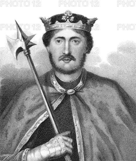 Richard I or Richard the Lionheart, 1157-1199, King of England, Richard I. Löwenherz, 1157-1199, König von England