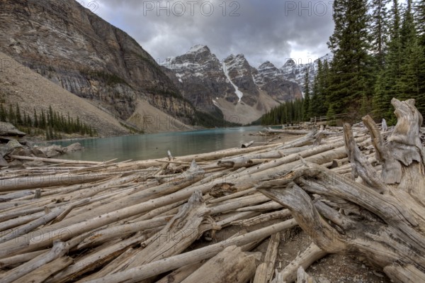 Morraine Lake Alberta Rocky Mountains Canada emerald color