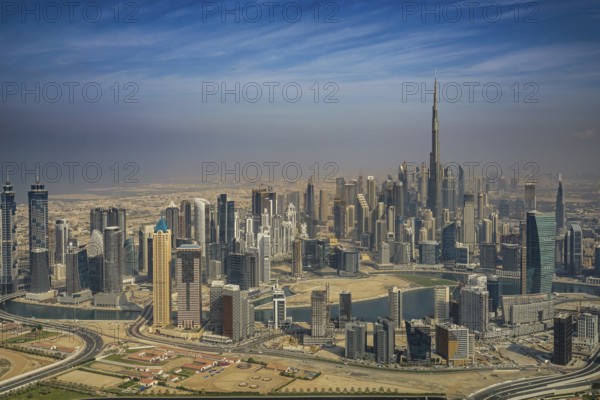 Urban landscape of Dubai United Arab Emirates. Shooting Location: Dubai