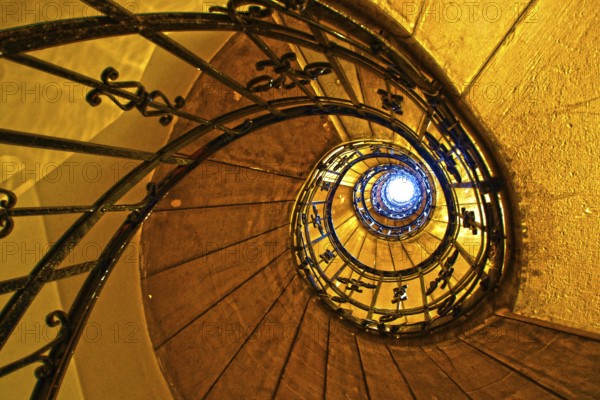St. Stephens Basilica of the spiral staircase. Shooting Location: Hungary, Budapest