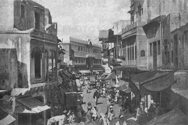 Street scene, muttra, uttar pradesh, india, asia
