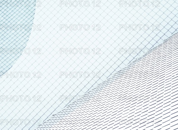 Nahaufnahme der abstrakten geometrischen und runden Formstruktur Wand