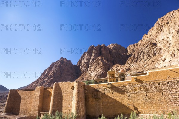 Mount Sinai, Mount Moses in Egypt. Africa