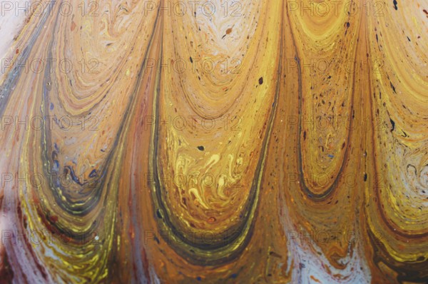 Abstract marbling art patterns in paint as background