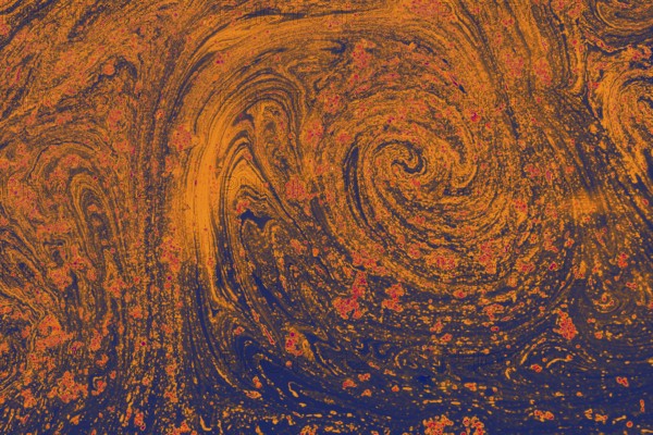 Traditional Ottoman Turkish abstract marbling art patterns as background