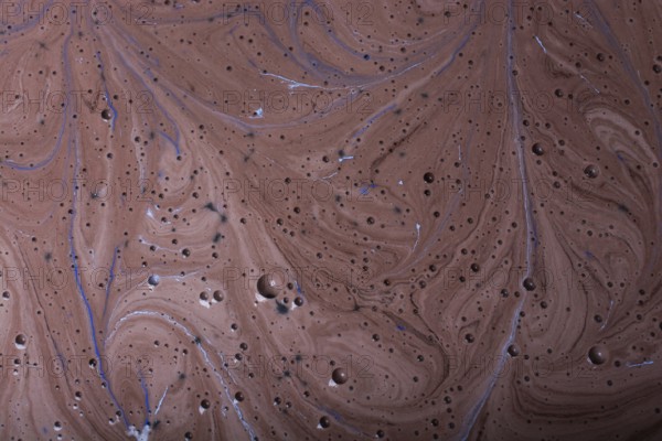 Beautiful abstract art of Ebru marbling painting techniques on water with paints
