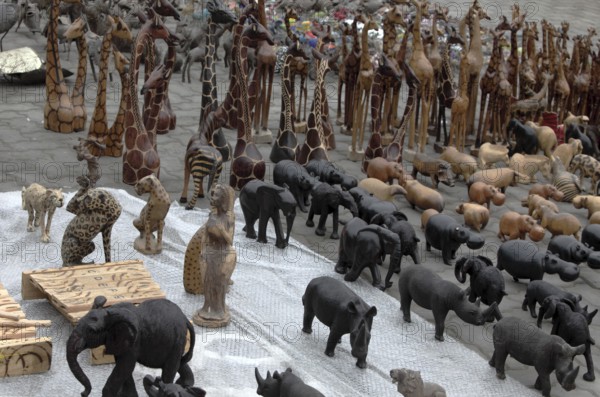 African art market in Swakopmund, Namibia, Africa
