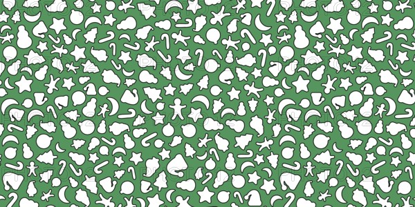 Green and White Christmas background, Christmas icons elements banner