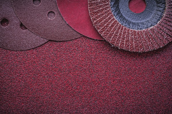 Flap discs Sanding discs on emery paper