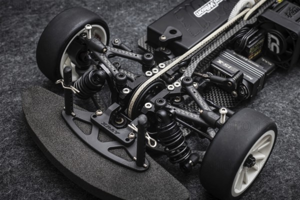 MELBOURNE, AUSTRALIA, NOVEMBER 28:RC car chassis s used in competition racing in Australia in 2022