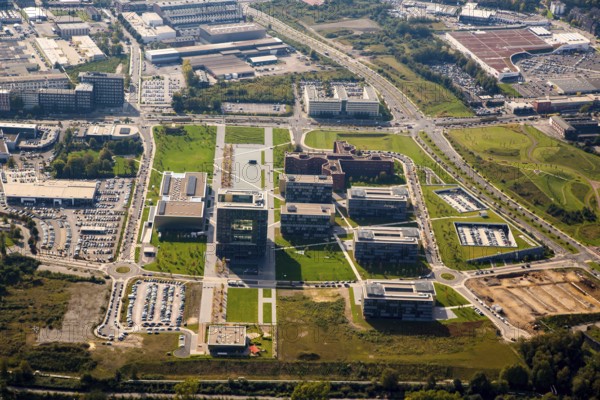 Essen, Westviertel, Thyssen Krupp headquarters in Essen. Steel industry, Ruhr area, North Rhine-Westphalia