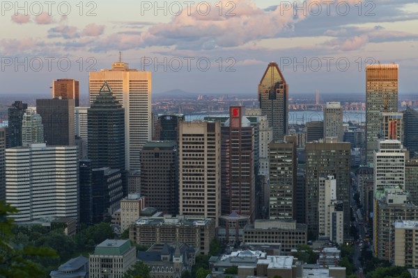 View on the city, Montreal, Province of Quebec, Canada, North America