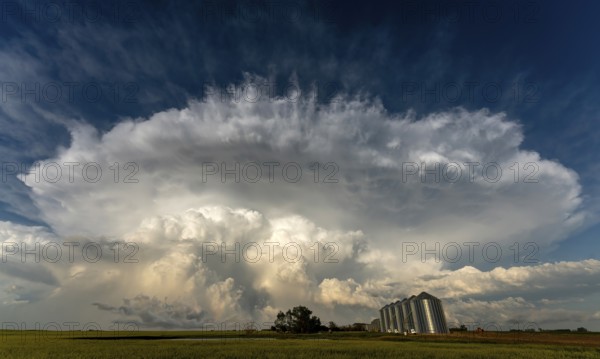 Summer Storms in the Canadian Prairies Dramatic Scenes