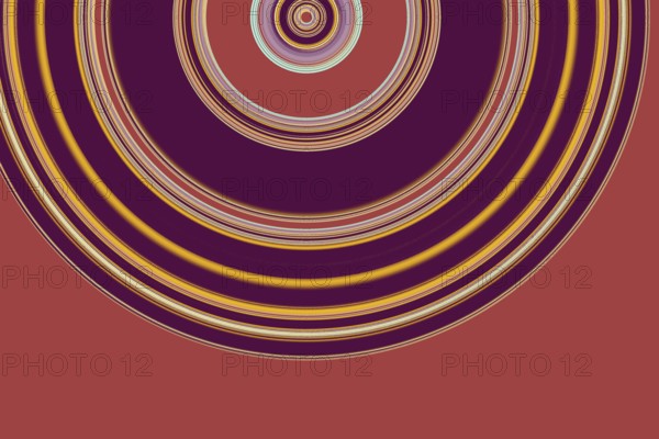 Abstract colorful semi circle geometric pattern design and background