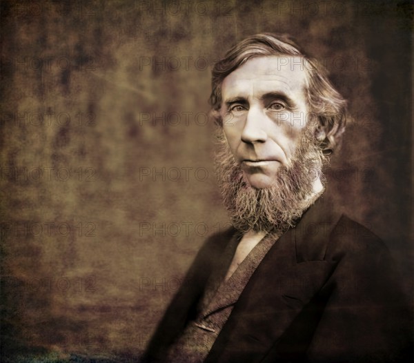 John Tyndall, 1820 –1893, Irish physicist and chemist, discoverer oft he greenhouse effect, digitally edited