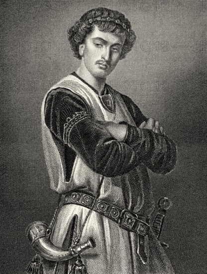 Don Manuel, character from the tragedy The Bride of Messina by Friedrich Schiller, 1759 - 1805