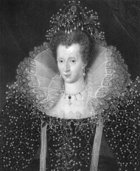 Elizabeth I, 1533 - 1603, Queen of England 1558 - 1603, Tudor dynasty