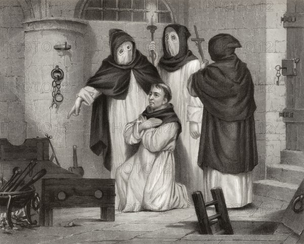 The torture of Girolamo Hieronymus Savonarola, 1452-1498, an Italian Dominican