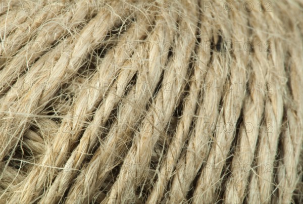 Hemp rope close up background