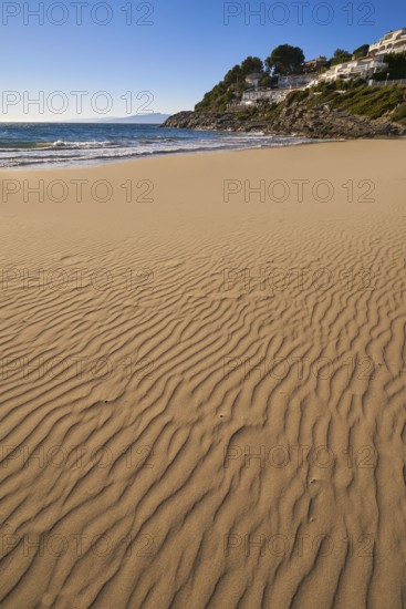 Cala Crancs Salou beach in Tarragona of Catalonia