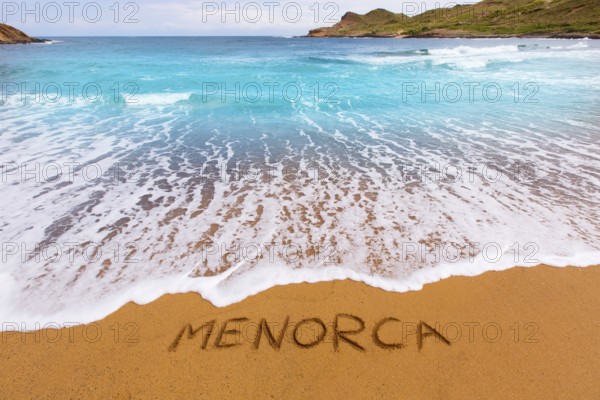 Cala Binimela in Menorca at Balearic islands of Spain