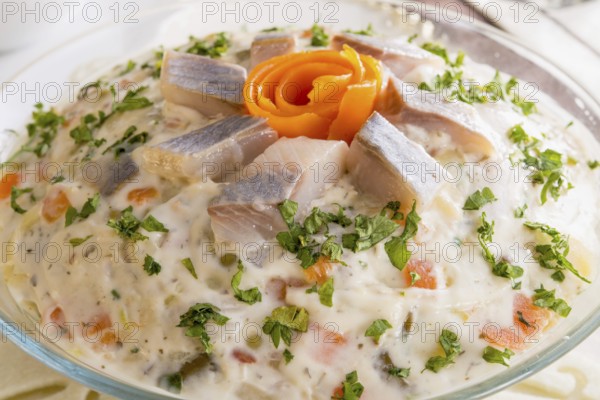 Vegetables - herring salad