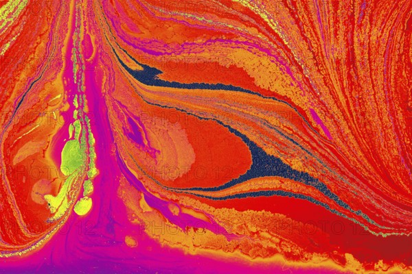 Abstract creative marbling pattern for fabric, design background texture