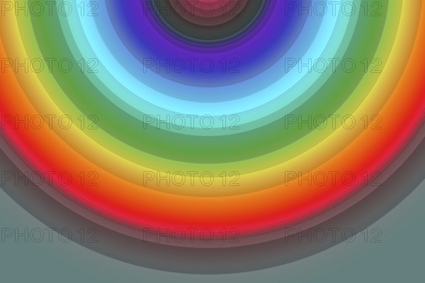 Abstract colorful semi circle geometric pattern design and background
