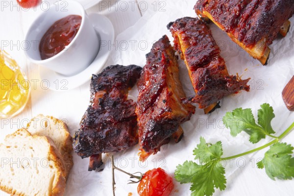 BBQ replacement ribs from a charcoal grill