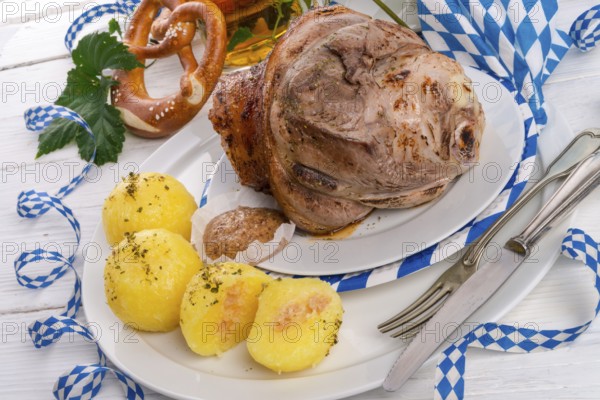 Schweinshaxe - pork knuckle on Bavarian