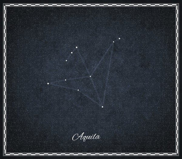 Aquila star constellation, Night sky, Cluster of stars, Deep space, Eagle constellation