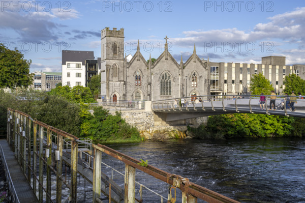 Deconsecrated Convent of Mercy Corrib River, Newtownsmith and Galway, Ireland, United Kingdom, Europe