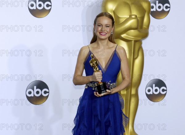 Brie Larson at the 88th Annual Academy Awards, Press Room held at the Loews Hollywood Hotel in Hollywood, USA on February 28, 2016., Hollywood, California, USA, North America